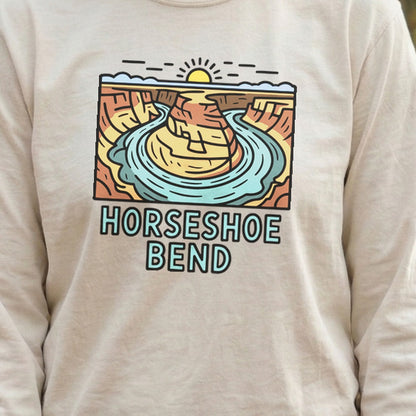 Horseshoe Bend Glen Canyon Cotton Long Sleeve