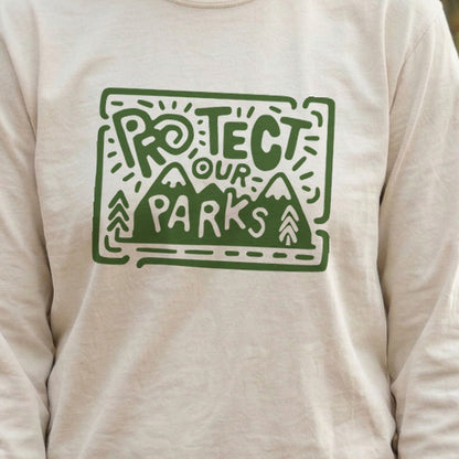 Protect Our Parks Cotton Long Sleeve