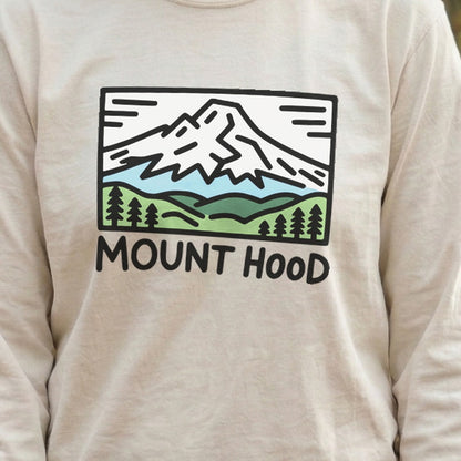 Mount Hood Cotton Long Sleeve