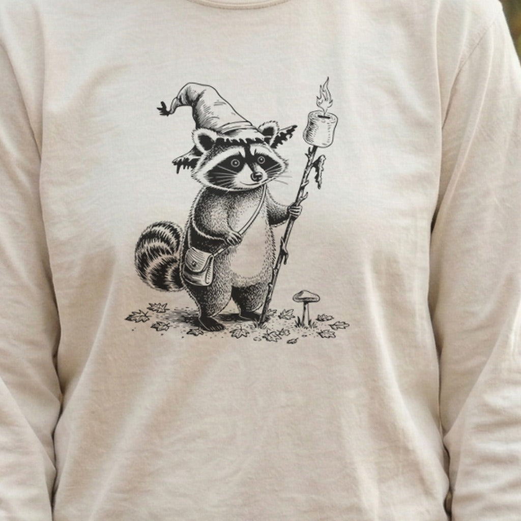 The S'morecerer Raccoon Cotton Long Sleeve