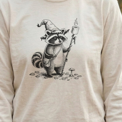 The S'morecerer Raccoon Cotton Long Sleeve