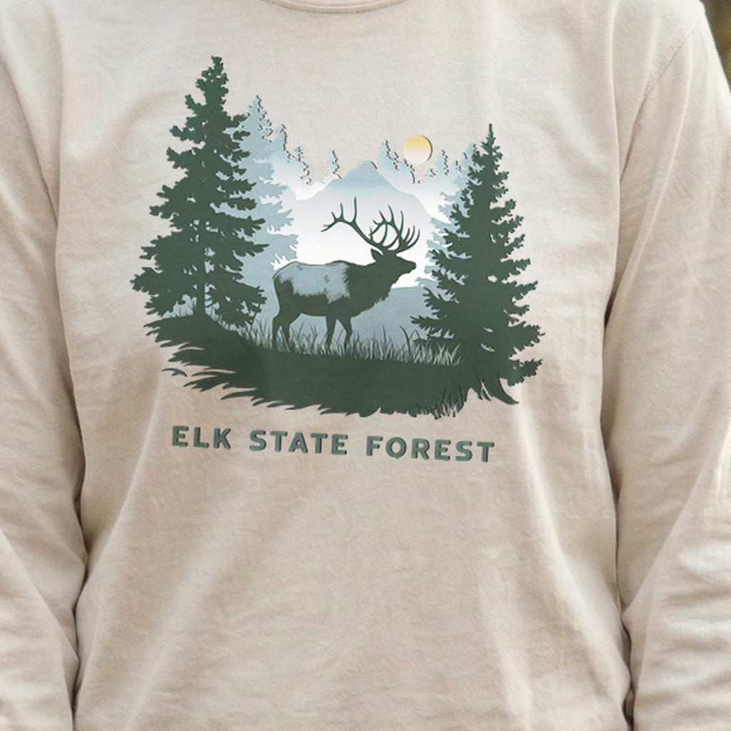 Elk State Forest Cotton Long Sleeve