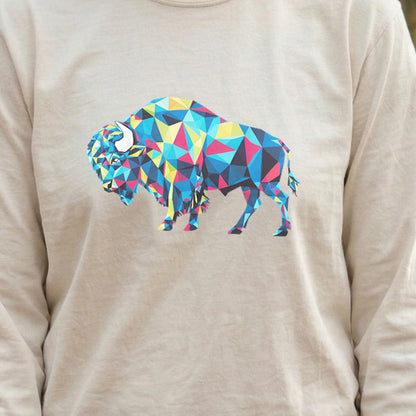 Buffalo Mosaic Cotton Long Sleeve