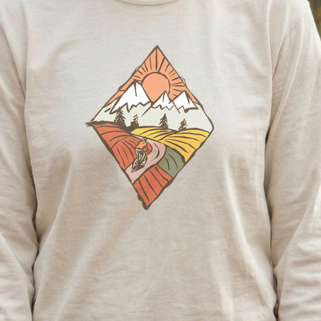 Pedal to the Peaks Cotton Long Sleeve