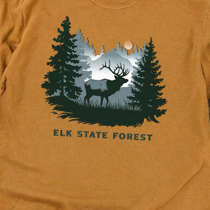 Elk State Forest Cotton Long Sleeve
