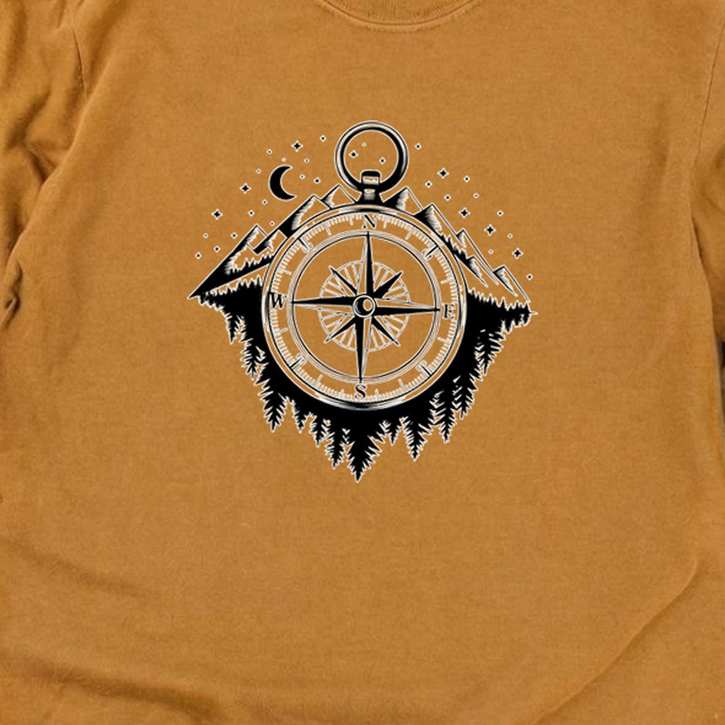 Navigate the Mountains Cotton Long Sleeve