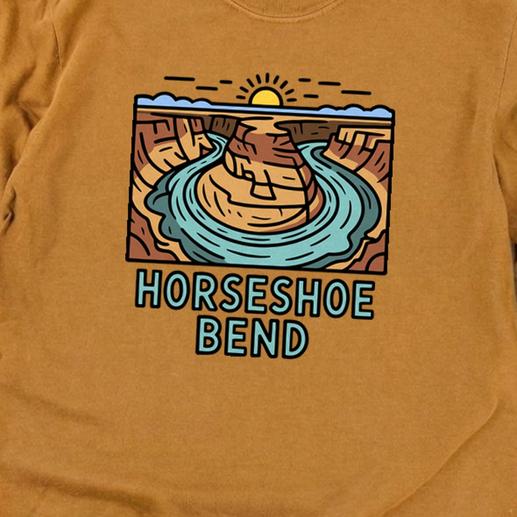 Horseshoe Bend Glen Canyon Cotton Long Sleeve
