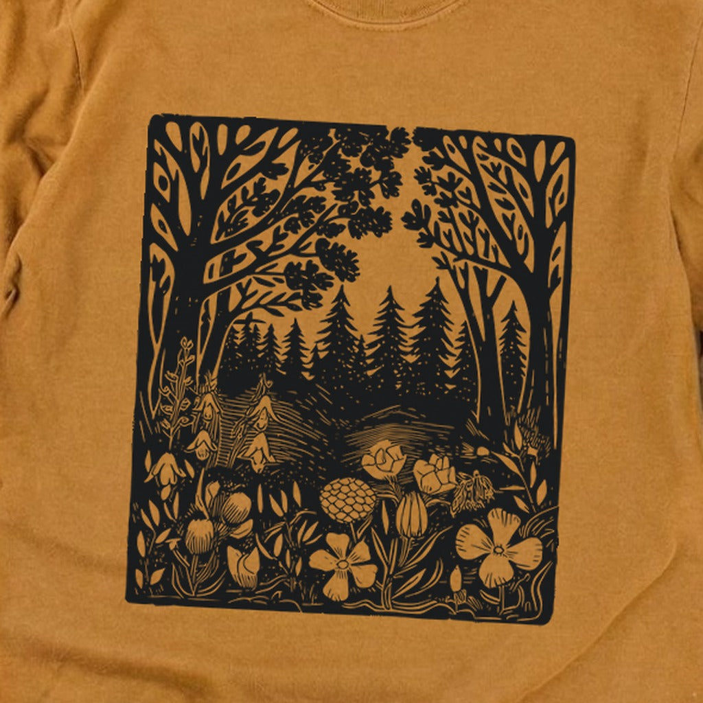 Forest Bloom Cotton Long Sleeve
