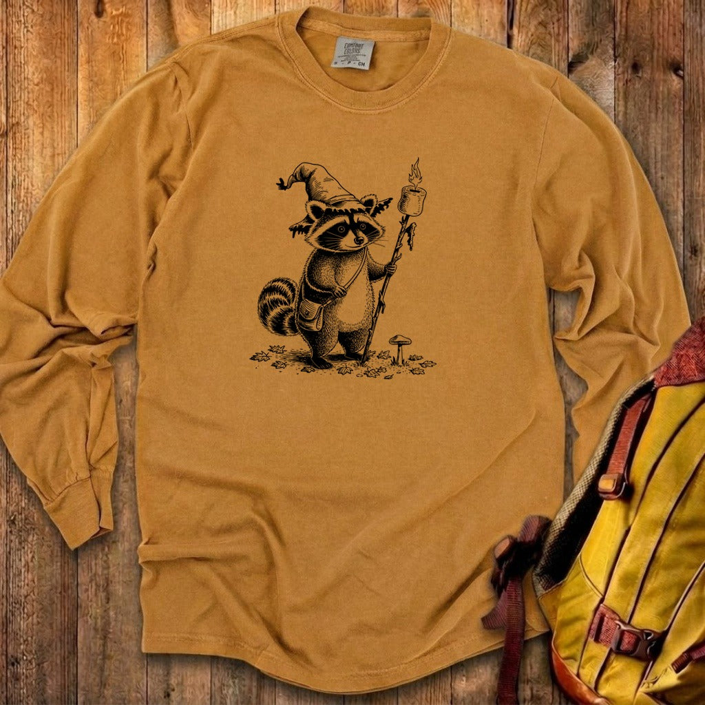 The S'morecerer Raccoon Cotton Long Sleeve