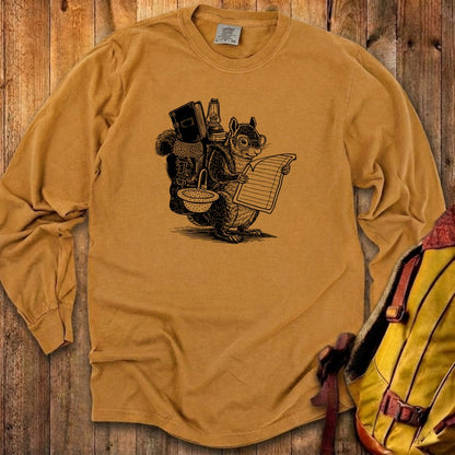 The Packademic Squirrel Cotton Long Sleeve