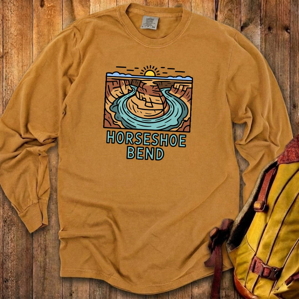 Horseshoe Bend Glen Canyon Cotton Long Sleeve