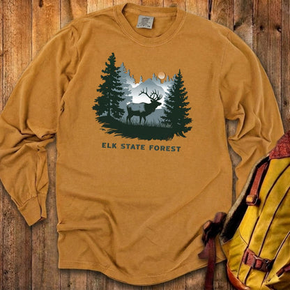 Elk State Forest Cotton Long Sleeve
