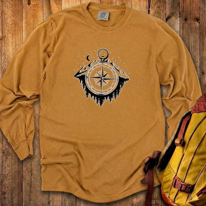 Navigate the Mountains Cotton Long Sleeve