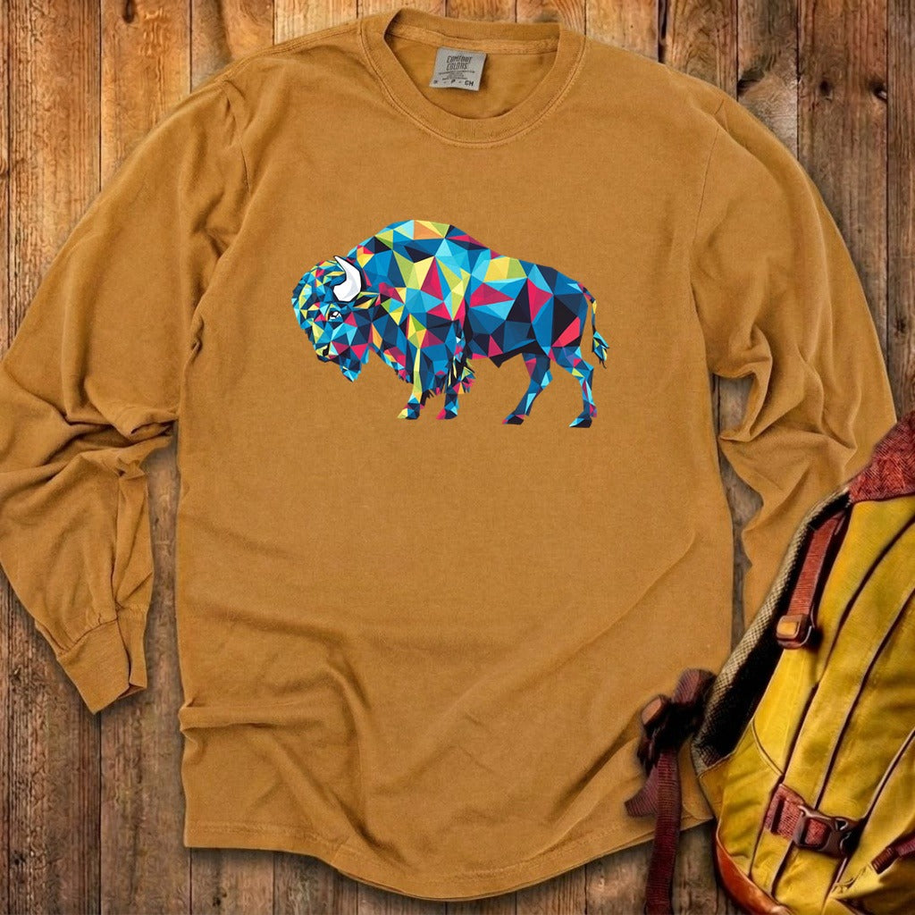 Buffalo Mosaic Cotton Long Sleeve