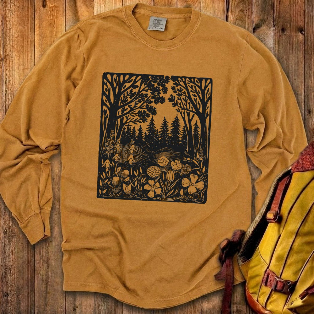 Forest Bloom Cotton Long Sleeve