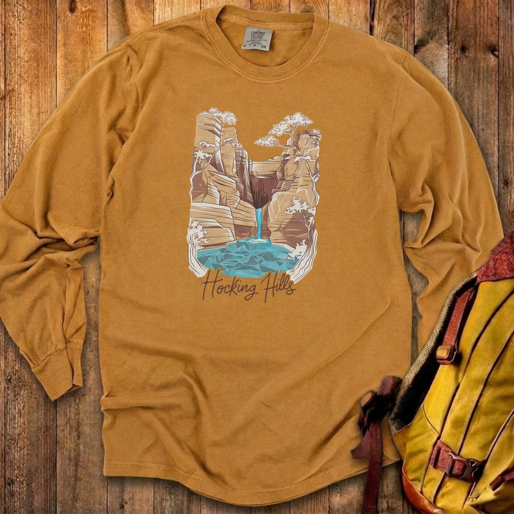 Hocking Hills State Park Cotton Long Sleeve