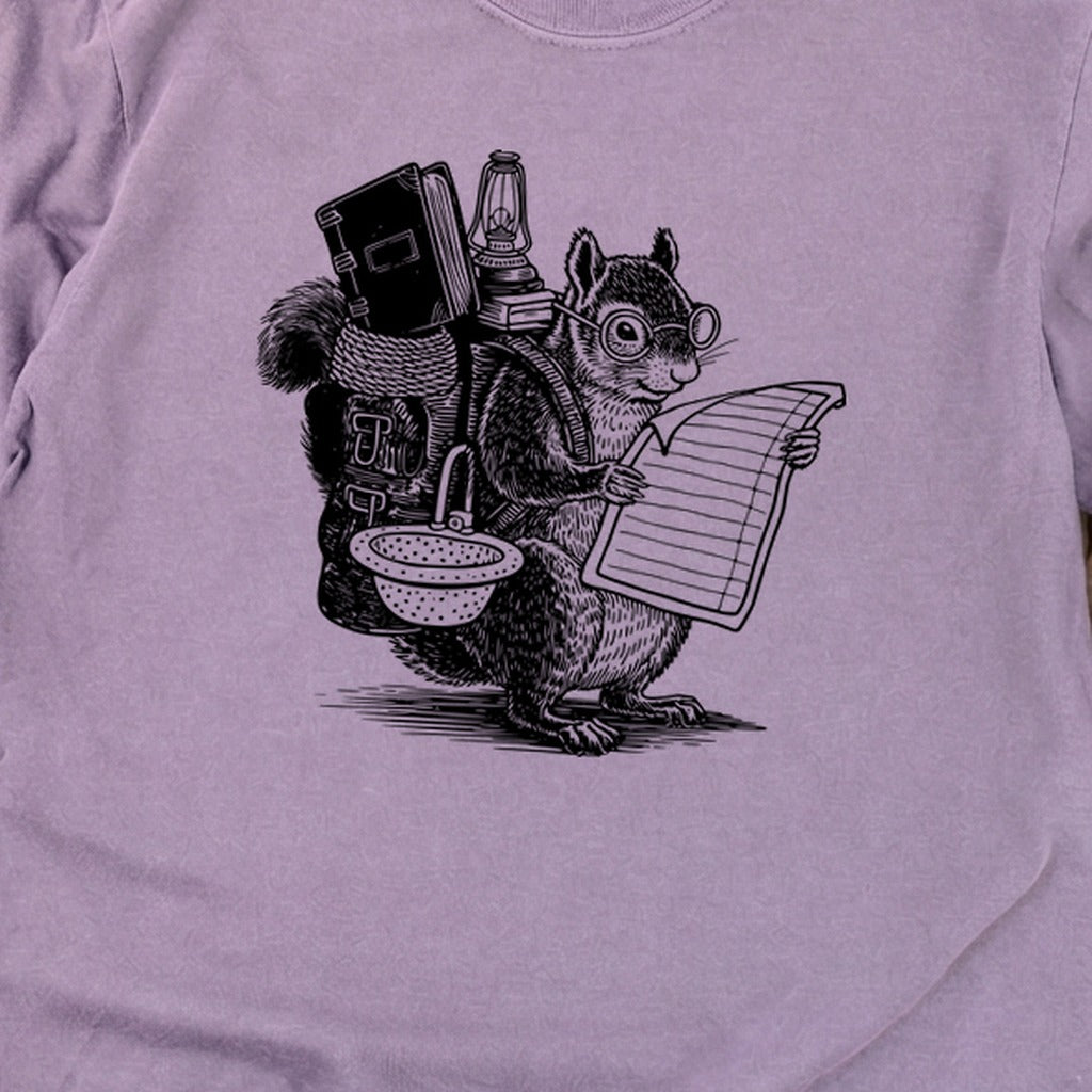 The Packademic Squirrel Cotton Long Sleeve