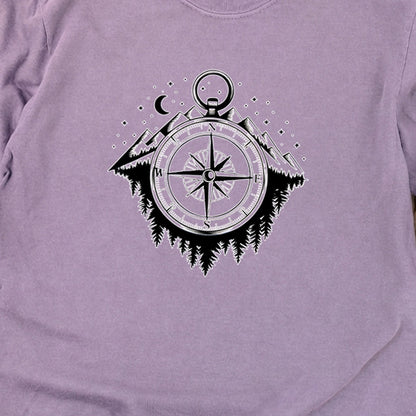 Navigate the Mountains Cotton Long Sleeve