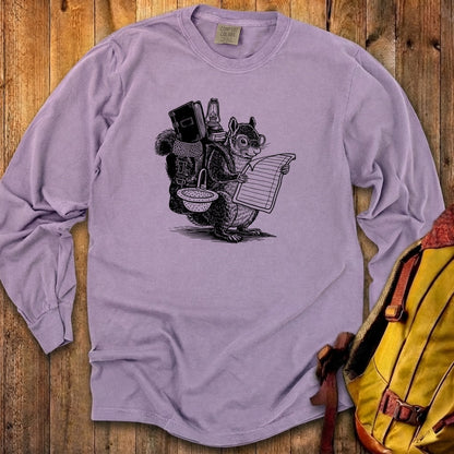 The Packademic Squirrel Cotton Long Sleeve