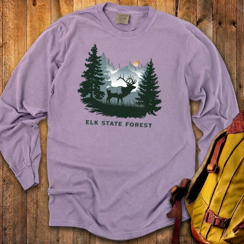 Elk State Forest Cotton Long Sleeve