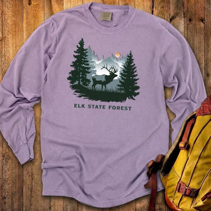 Elk State Forest Cotton Long Sleeve