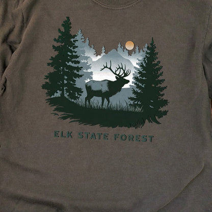 Elk State Forest Cotton Long Sleeve