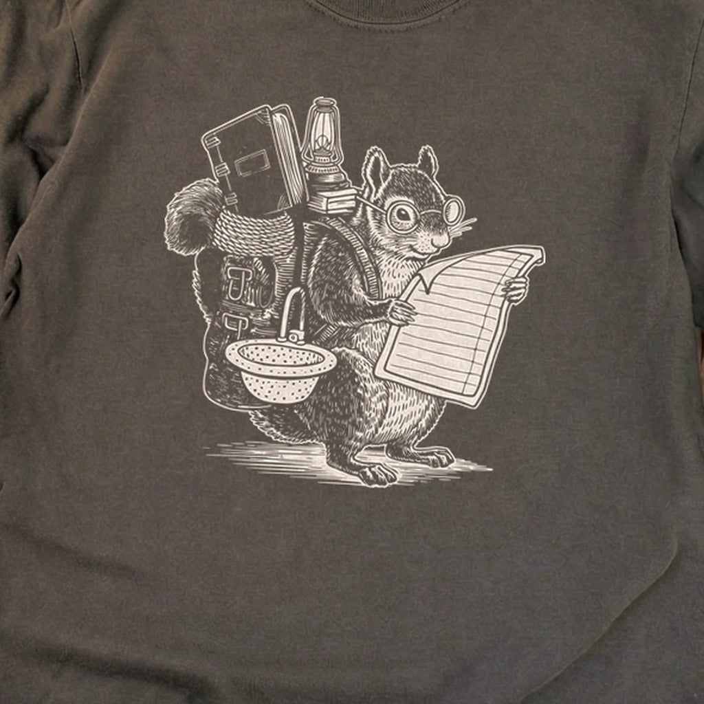 The Packademic Squirrel Cotton Long Sleeve