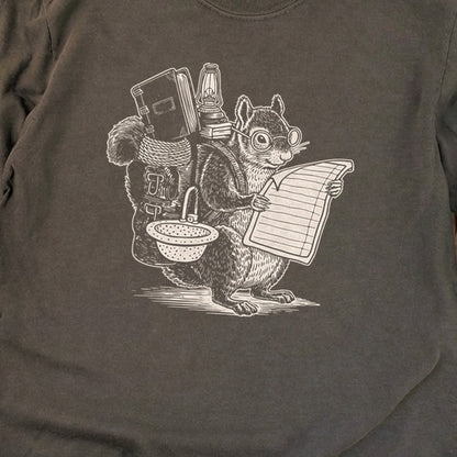 The Packademic Squirrel Cotton Long Sleeve