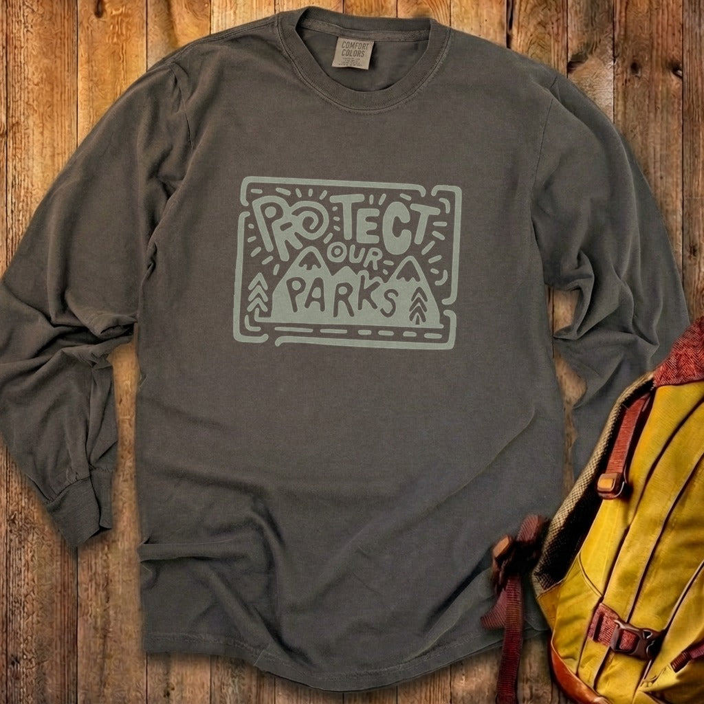 Protect Our Parks Cotton Long Sleeve