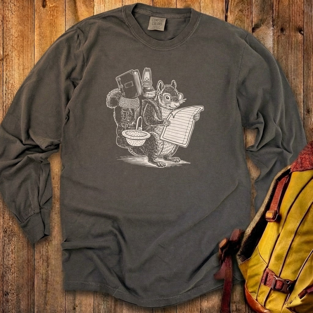 The Packademic Squirrel Cotton Long Sleeve