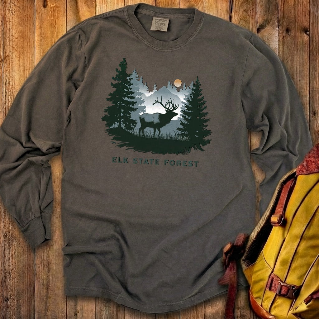 Elk State Forest Cotton Long Sleeve