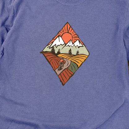Pedal to the Peaks Cotton Long Sleeve