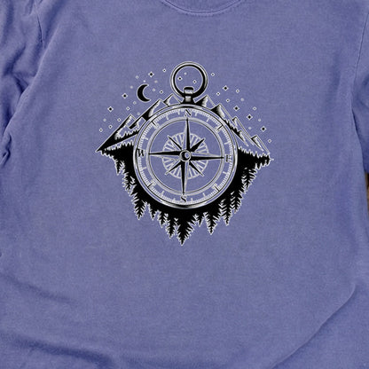 Navigate the Mountains Cotton Long Sleeve