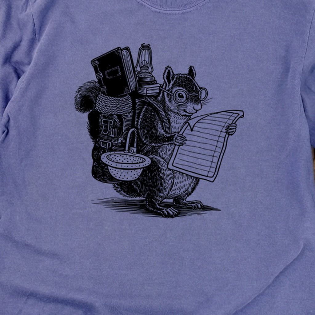 The Packademic Squirrel Cotton Long Sleeve