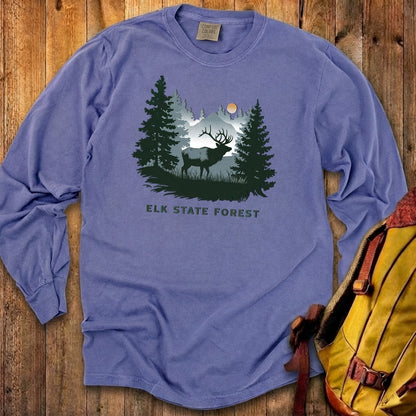 Elk State Forest Cotton Long Sleeve