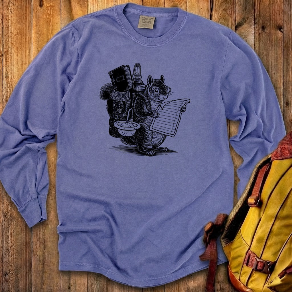 The Packademic Squirrel Cotton Long Sleeve