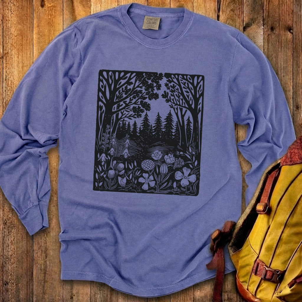 Forest Bloom Cotton Long Sleeve