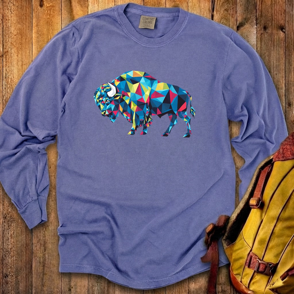 Buffalo Mosaic Cotton Long Sleeve